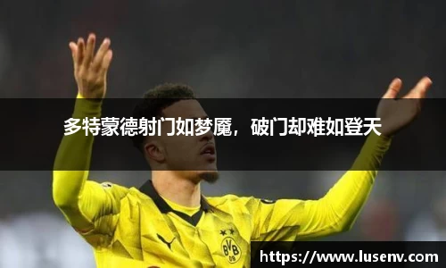 多特蒙德射门如梦魇，破门却难如登天