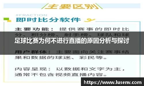 足球比赛为何不进行直播的原因分析与探讨