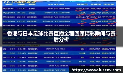 香港与日本足球比赛直播全程回顾精彩瞬间与赛后分析