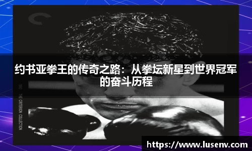 约书亚拳王的传奇之路：从拳坛新星到世界冠军的奋斗历程